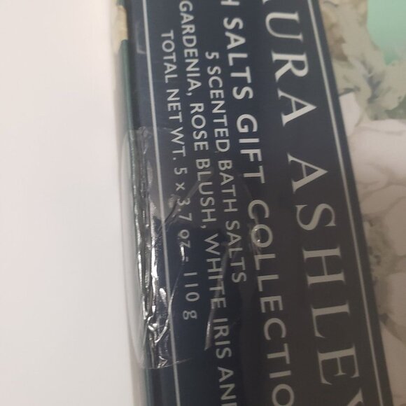 Laura Ashley Bath Salts Gift Collection Five Bottles of Salts Variety - Picture 8 of 11